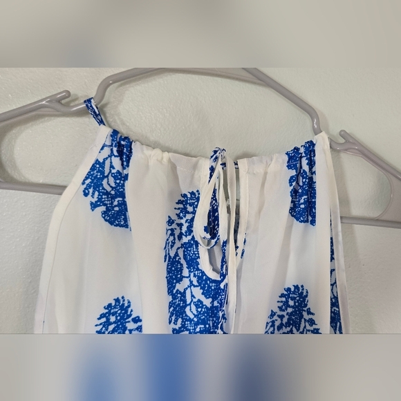 Shein Tank Blue pattern Size Large - Picture 3 of 5